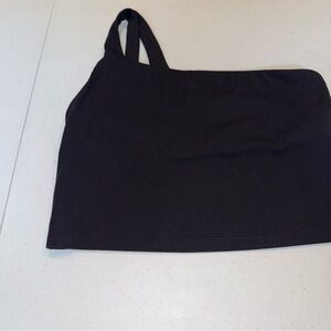 lululemon athletica Charcoal One-Shoulder Bra